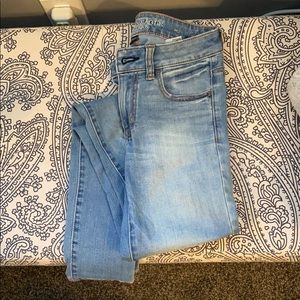 American Eagle Lightwash Midrise Jegging Size0